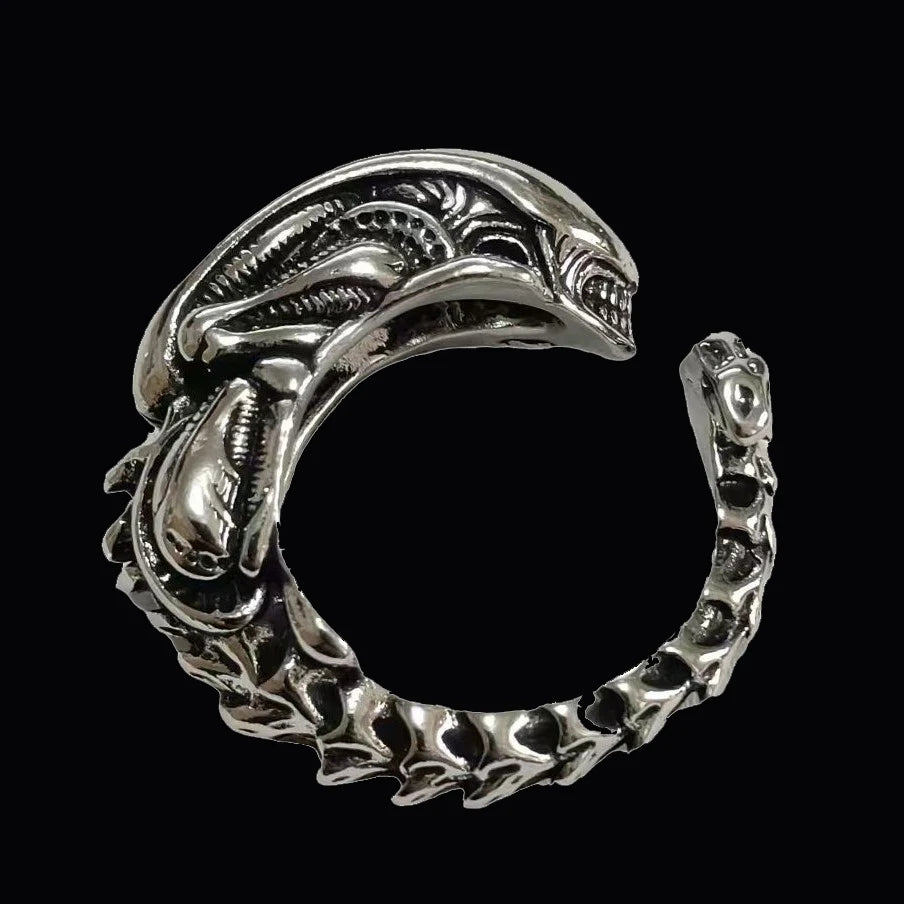 Bague Vintage Alien Homme