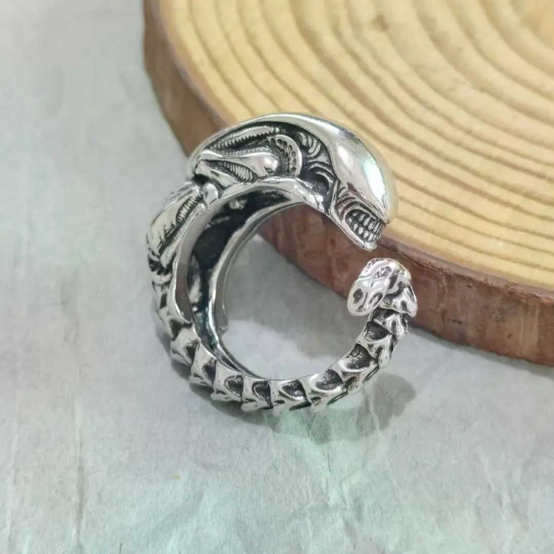 Bague Vintage Alien Homme